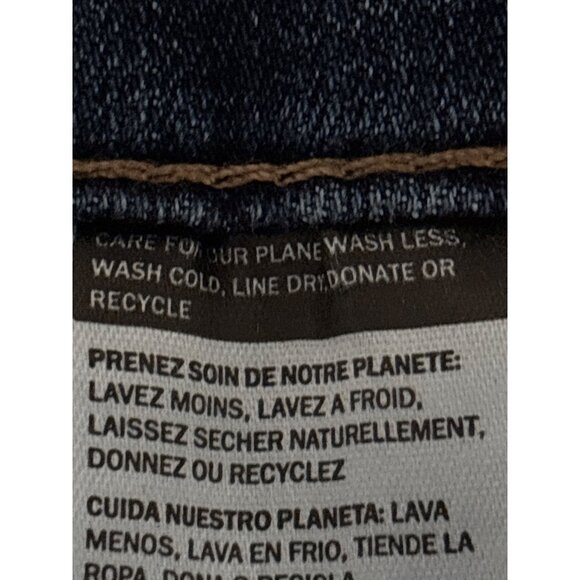 Polished Casual Levi’s Jeans 311 Shaping Skinny W29 L28 Dark Wash Raw Hem Ankle - Picture 6 of 15